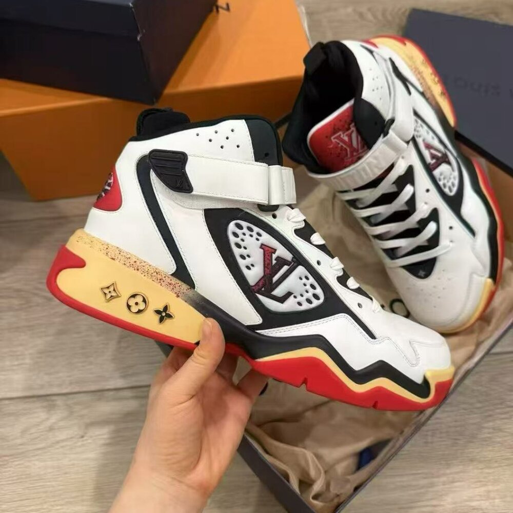 NIB Authentic Louis Vuitton  LV Trainer 2 Sneaker Boot